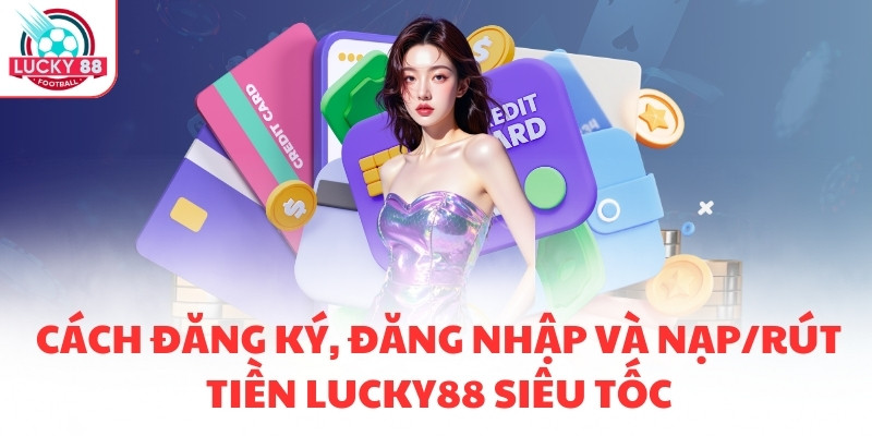 Cách đăng ký, đăng nhập và nạp/rút tiền LUCKY88 siêu tốc